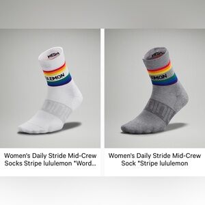 Lululemon Daily Stride Mid-Crew Sock